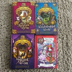 Ever After High hardback book lot bundle Shannon Hale Suzanne Selfors eXceLLent